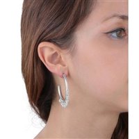Orecchini Morellato Donna Cerchi in Acciaio Zircone SAKM42 - SAKM42